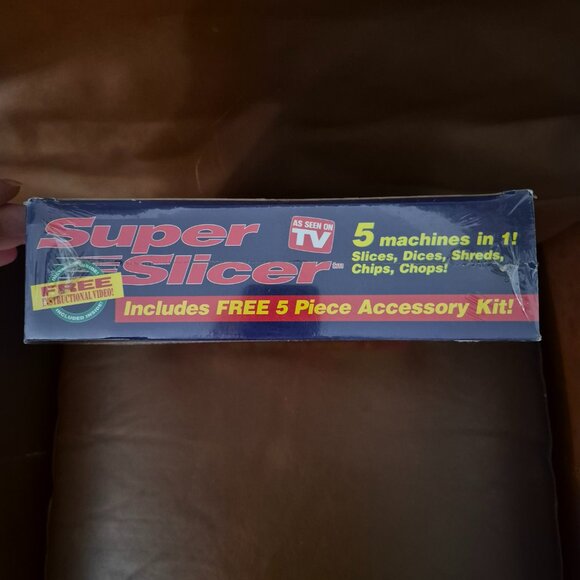 Vintage Super Slicer As Seen On TV - 5 Machines In 1 - NEW SEALED IN BOX! - Picture 5 of 7